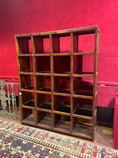 null Exotic wood bookcase