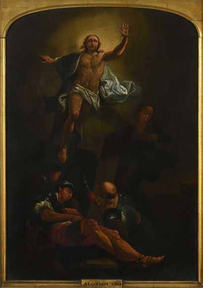 null 
Alonso CANO (Grenade 1601-1667), école de La Résurrection du Christ Huile sur...