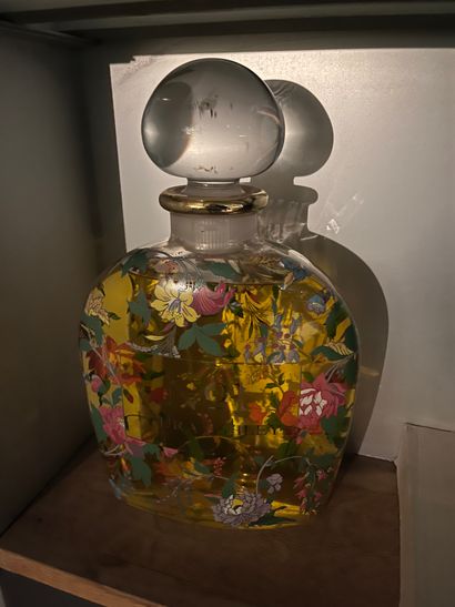 null LAURA ASHLEY, Large glass dummy bottle. 35 x 22 x 8 cm