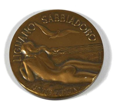 null 193 Deux médailles en bronze, dont Immutabilis amor par René BAUDICHON.