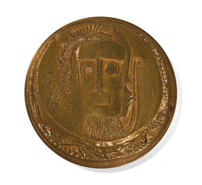 null 
196 Médaille en bronze par IZZI édité par la Monnaie de Paris. Poinçon corne...