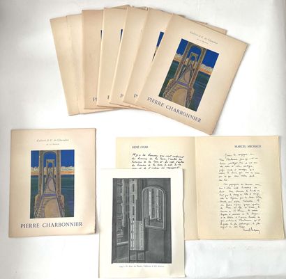Pierre CHARBONNIER (1897-1978). 
Seven booklets...