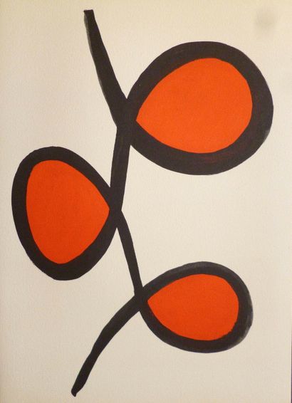 null Alexander CALDER (1898-1976) Catalogue made for an exhibition at the Maeght...