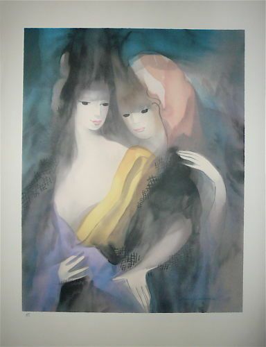 null After Marie LAURENCIN (1883-1956) Lithograph on Arches wove paper. Signature...