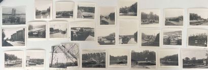 null Pierre CHARBONNIER (1897-1978). 

Set of photographs of study for the works...