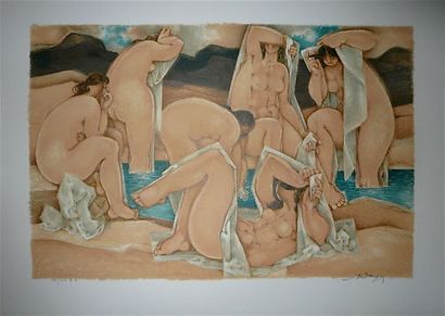 null Georges DAYEZ (1907-1991) Lithograph on vellum. Signed lower right and numbered`...