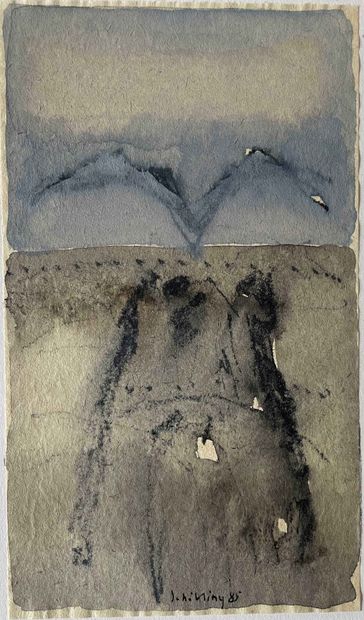 null Frede SCHILLING (born 1928) 

Five compositions, 1978-1985

Watercolor, ink,...
