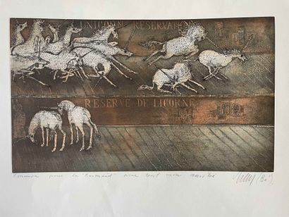 null 
Lars BO (1924-1999)

Two etchings in aquatint 


Unicorn reserve
Signed and...