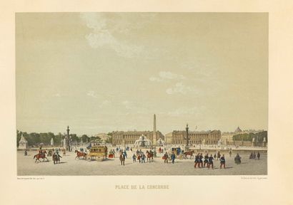 null After Philippe BENOIST (1813-1905)

Place de la Concorde, Paris 

Two lithographs...
