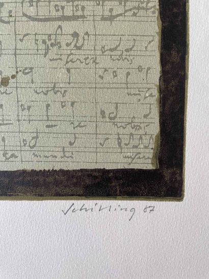 null Frede SCHILLING (Né en 1928) 

Cinq compositions, 1978-1985

Aquarelle, encre,...