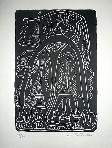 null Yvon TAILLANDIER (1926-2018) Serigraph Signed in pencil lower right and numbered...