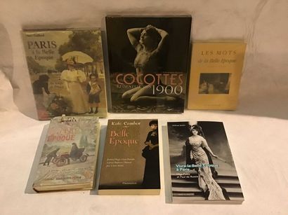 null PARIS - ART - 6 volumes Paris belle époque, Cocottes, Belle époque
