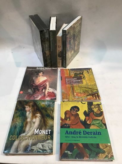 null ART 9 volumes Peinture XIXe, Monet, Boldini, Bonnard, Dérain, De Puvis de Chavanne...