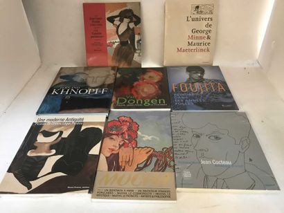  ART 8 volumes Art Nouveau, XXth and modern, Mucha, Forain, Foujita, Cocteau, Van...