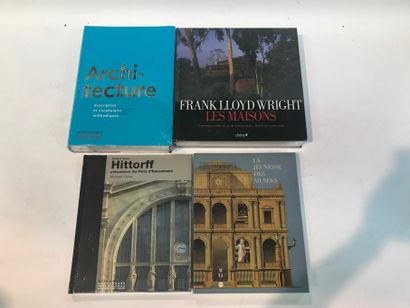  ART 4 volumes work on Architecture, Museums, Hittorf, Photographs of residences