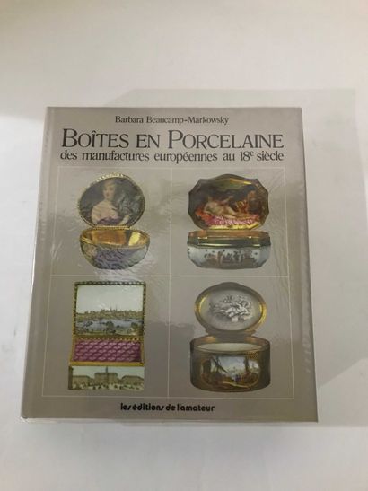 null ART 1 volume Boites en Porcelaine des manufactures françaises au XVIIIe (éditions...