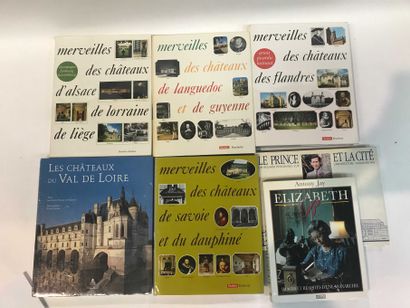  ART 7 volumes Castles of France, Loire Valley, Flanders, Queen Elizabeth II and...