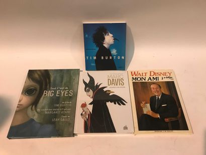 null CINEMA 4 volumes Walt Disney, Marc Davis, Tim Burton, the art of Big Eyes