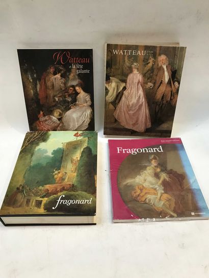ART 4 volumes on Rococo painting, Fragonard,...