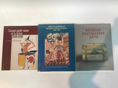  ART 3 volumes Art of the Stage, Avant-Garde and Russian Decorative Arts