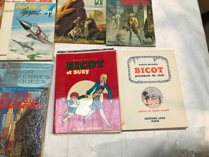 null COMICS - 13 volumes Philemon, Ric Hochet, Tardi, Blueberry, Tanguy et Laverdure,...