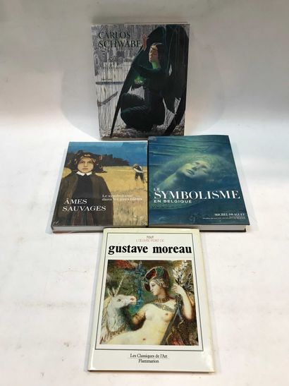  ART 4 volumes Le Symbolisme en France, Pays Balte et Belgique, Gustave Moreau, Carlos... Gazette Drouot