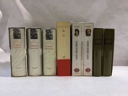 null LITERATURE - 9 volumes Léautaud, Cocteau, Dumas, Flaubert