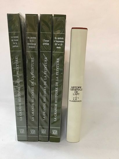 null ART 5 volumes, 4 Skira Histoire de la Peinture du Gothique au XXe, Histoire...
