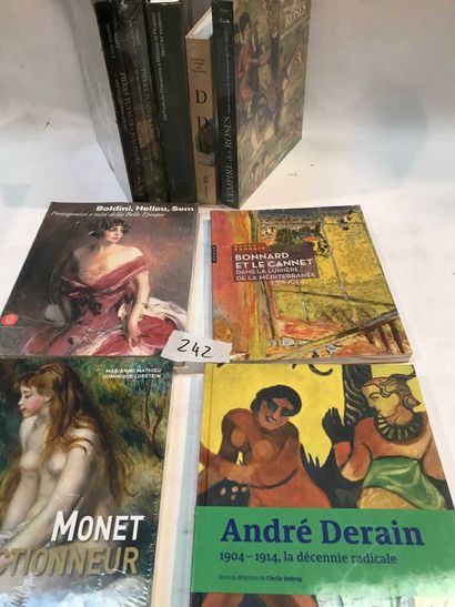 null ART 9 volumes Peinture XIXe, Monet, Boldini, Bonnard, Dérain, De Puvis de Chavanne...