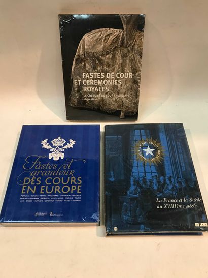 null ART 3 volumes Fastes et cérémonies des cours en Europe, France et Suède, Co...