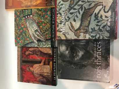 null ART 8 volumes Peinture Romaine et Byzantine (Skira), Mosaïques, Art et histoire...