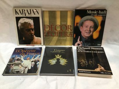 null ART - SPECTACLE 6 volumes Karajan, Operetta in France, Richard Strauss, Opera...