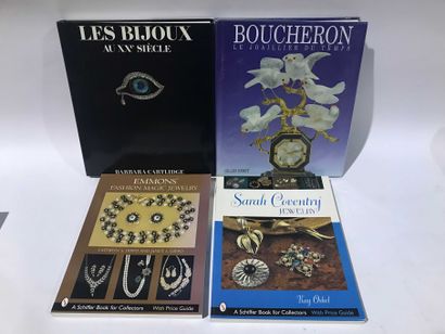 Jewelry 4 volumes Boucheron, Bijoux du XXe,...