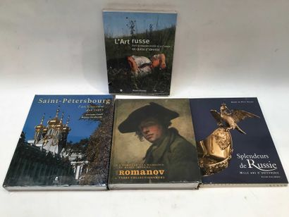 null ART 4 volumes sur l Art russe, Saint-Petersbourg, les Romanov