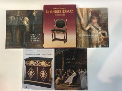  ART 5 volumes French furniture Consulate and First Empire, Fontainebleau