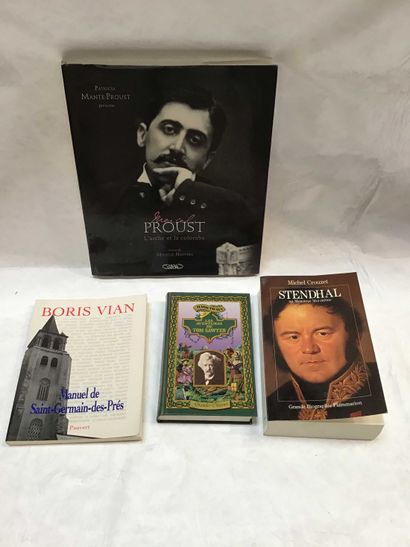 LITERATURE 4 volumes Various Stendhal, Proust,...
