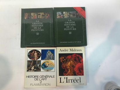 null ART 4 volumes Histoire de l art, Primitifs flamands, Maitres italiens, l Irréel...