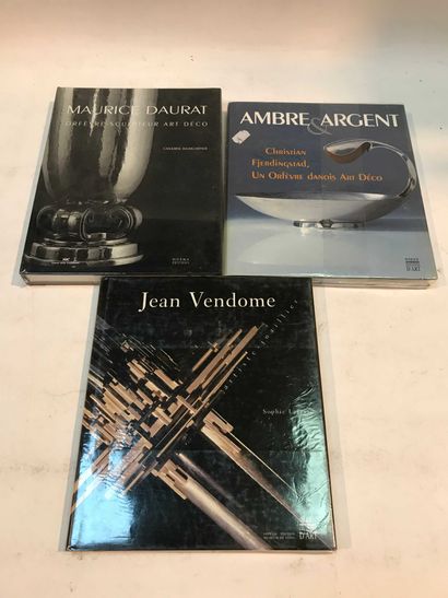  JEWELRY 3 volumes Art Deco goldsmith, Jean Vendome, Amber Silver Gazette Drouot