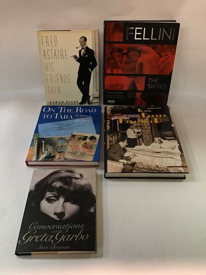 null CINEMA 5 volumes Divers, Fred Astaire, Fellini, Greta Garbo, Hollywood et E...