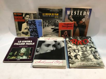 null CINEMA 8 volumes Divers américain et italien, Western, Hollywood, Bergman, Décor...