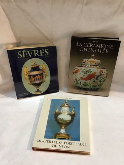 null ART 3 volumes Ceramics and Chinese porcelain, from Sèvres and Lyon