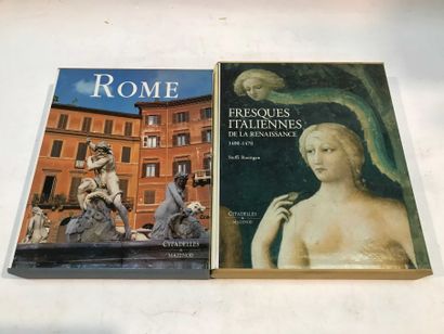 ART 2 volumes Italian art, Rome and Renaissance...