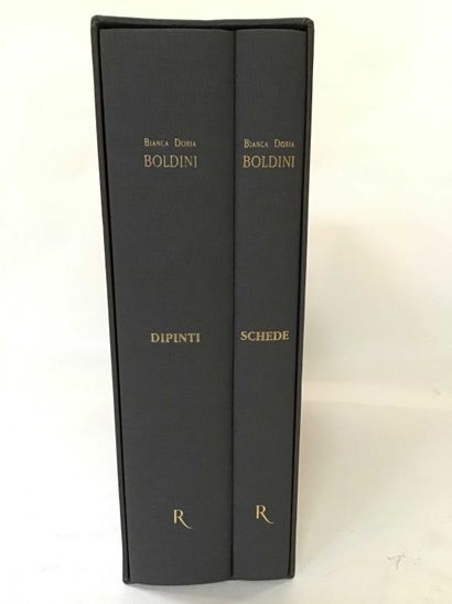 null ART 2 volumes in Italian on Giovanni Boldini, General Catalogue by Bianca D...