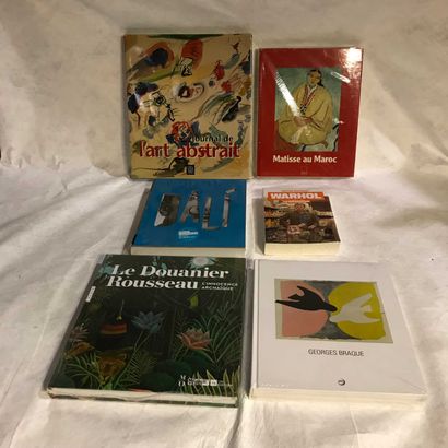 null ART - PAINTING 6 volumes Abstract art, Douanier Rousseau, Dali, Warhol, Braque,...