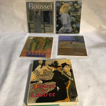 null ART - PAINTING 5 volumes Roussel, J E Blanche, Paul Ranson, Dufy, Lautrec