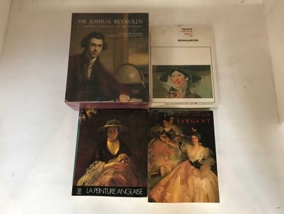 null ART 4 volumes English painting, Joshua Reynolds, Sargent, Hogarth