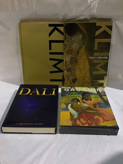 null PAINTING - 4 volumes Klimt, Dali, Gauguin