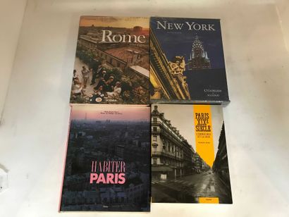  ART OF LIVING 4 volumes Rome, Paris and New-York