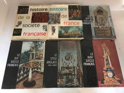 ART 6 volumes History of art and French society,...