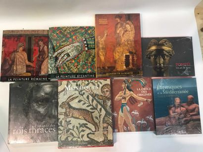  ART 8 volumes Roman and Byzantine Painting (Skira), Mosaics, Art and History Ancient...